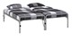 Bed & onderschuifBed Dual, zilver
