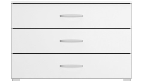 Commode Reno met 3 laden, alpine wit