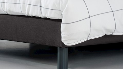 Box Colorado met pocketveermatras Comfort X1000, donkergrijs