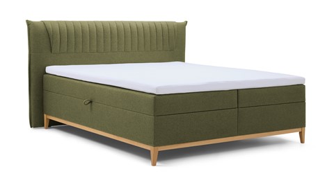 Opbergbox Nox met topmatras, donkergroen