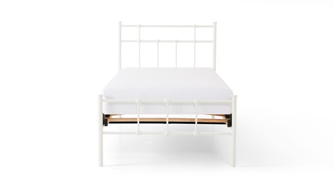 Bed Xam 1-persoons, wit
