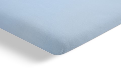 Hoeslaken Jersey topmatras, blauw