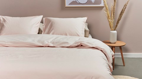 Dekbed Cotton Uni Light Pink, light pink