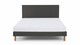 Bed Ease inclusief hoofdbord en matras, donkergrijs