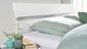 Bed Wald met lattenbodem, polyether matras en 2opbergladen, wit