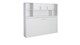 Opklapbed Albero met bovenbouw, wit