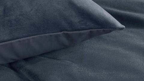 Dekbedovertrek Velvety, blue