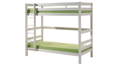 Stapelbed Pino 180 cm hoog, wit