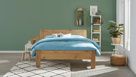 Bed Space met hoofdbord, eiken