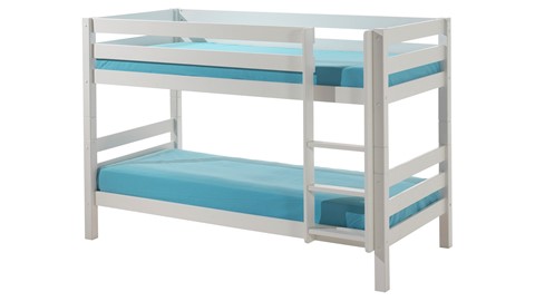 Stapelbed Pino 140 cm hoog, wit