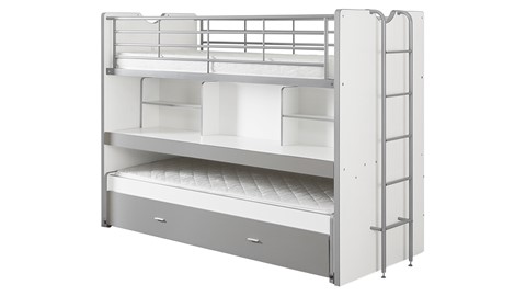 Stapelbed Bonny, grijs