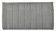 Boxspring Edge vlak met gestoffeerd matras, antraciet
