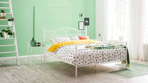 Bed Quincy, wit