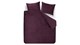 Dekbedovertrek Velvety, burgundy