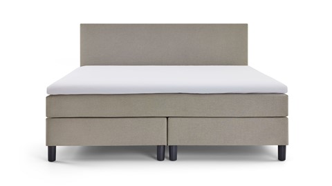 Box Lowen Plus vlak met gestoffeerd matras, light grey