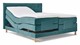 Boxspring Grid verstelbaar met gestoffeerd matras, groen