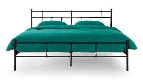 Bed Xam 2-persoons, zwart