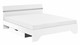 Bed Wald met lattenbodem, polyether matras en 2opbergladen, wit