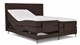 Boxspring Broad verstelbaar met gestoffeerd matras, bruin