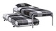 Bed & onderschuifBed Dual, zilver