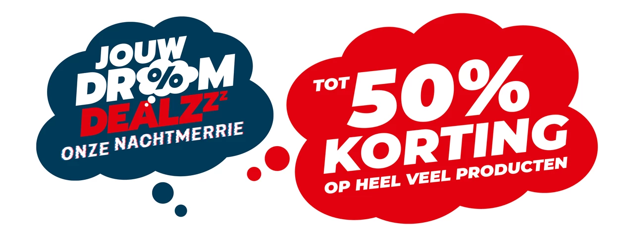 Tot 50% korting op veel producten!