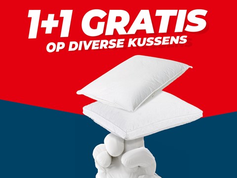 een hand die een kussen vasthoudt