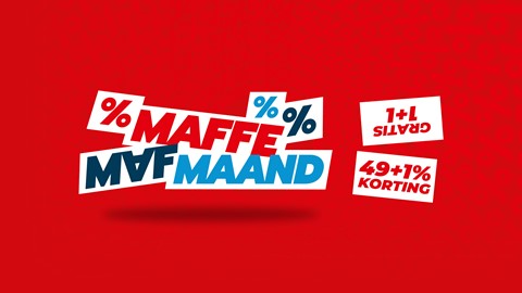 een rode achtergrond met witte tekst en blauwe tekst