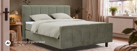Stel jouw ideale bed of boxspring samen