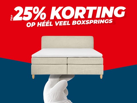 Boxspring acties